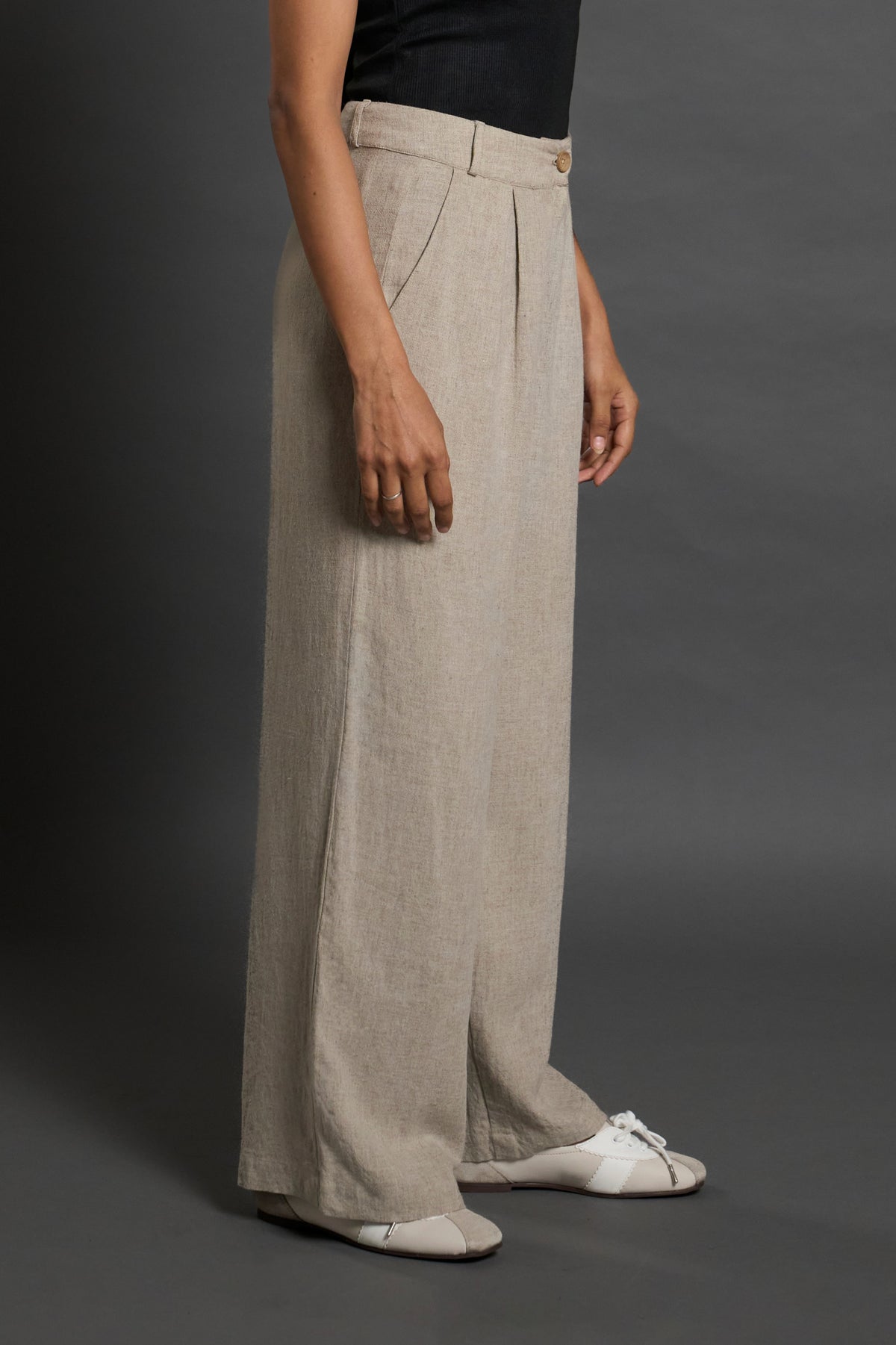 Relaxed Cotton Flex Trousers