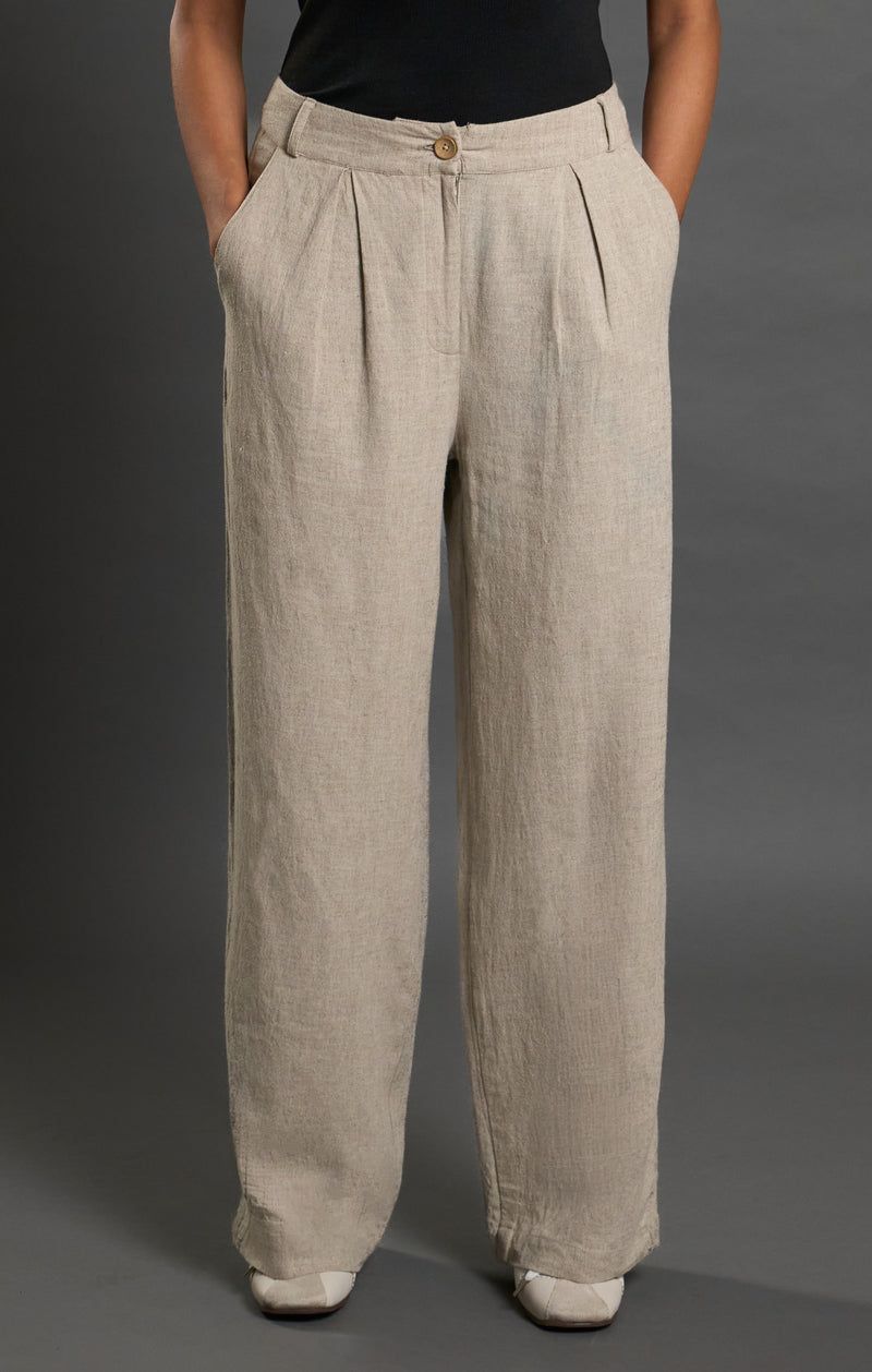 Relaxed Cotton Flex Trousers