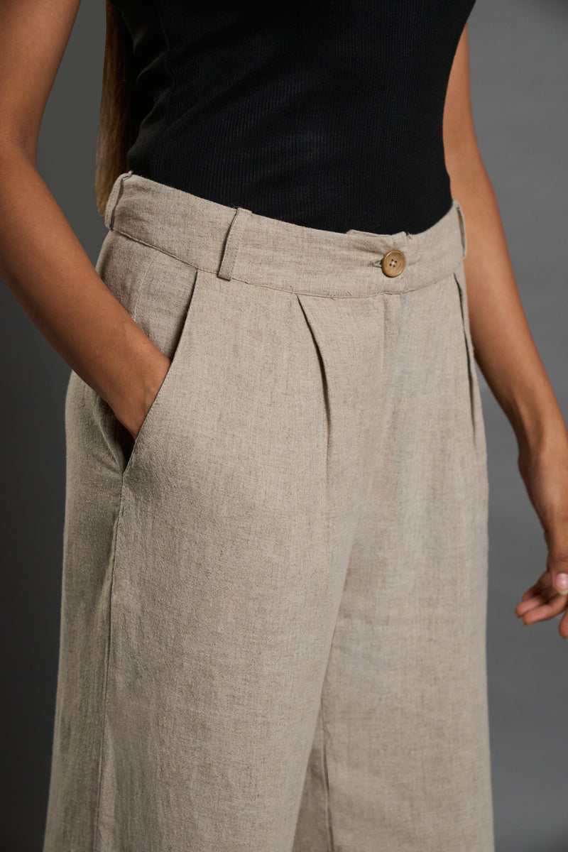 Relaxed Cotton Flex Trousers
