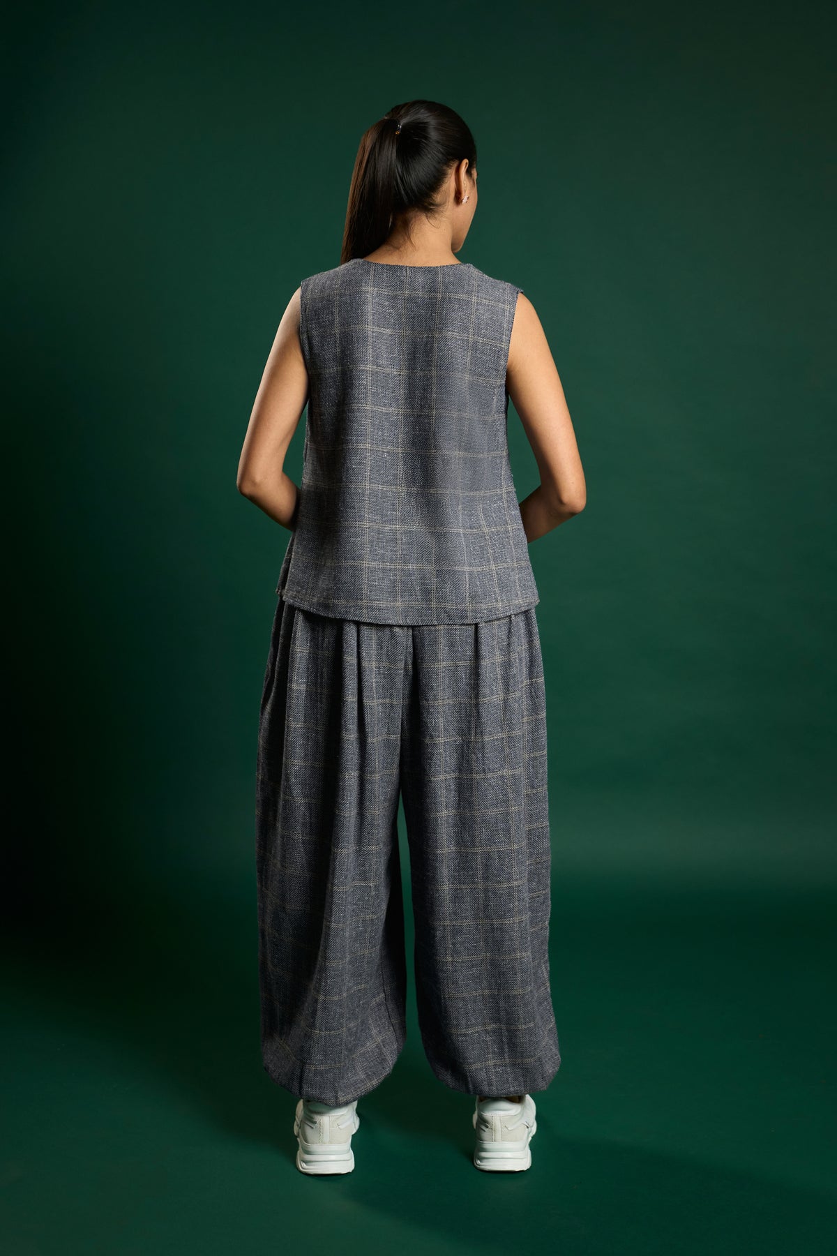 Linen Jute Balloon Pants